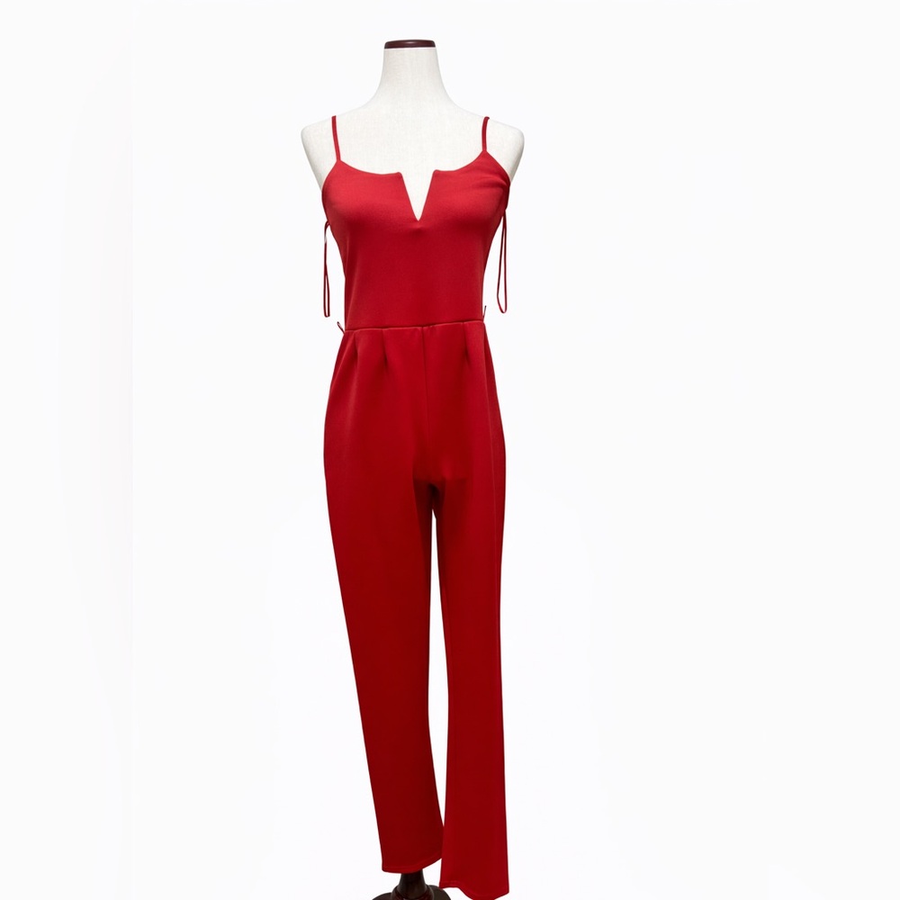 Boohoo Scarlet Strappy Jumpsuit